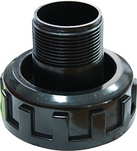 Соединительный комплект для клапана 1 1/2 (00599), прямой, черный