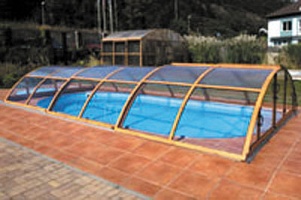 Павильон для бассейна NOVUM-Classic Excellence C, цвет Elox, 570 х 1063 х 185 см
