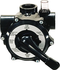 Клапан 6-позиционный 2 резьба, с фитингами подключения для фильтра для фильтра Hamburg, Cristall, Stuttgart