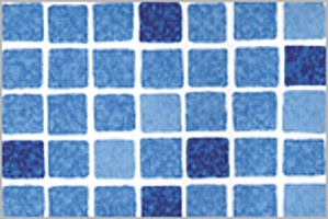 Пленка Elbe blue line SBGD 160 Supra цвет голубая мозаика (рулон 1,65х 25 м), за рулон