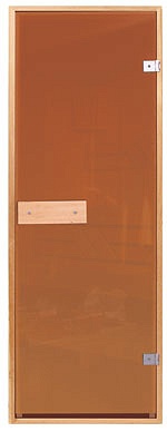Двери для сауны. ИТС ПЛ - 40Л (бронза) 0,7 x 1,9 м